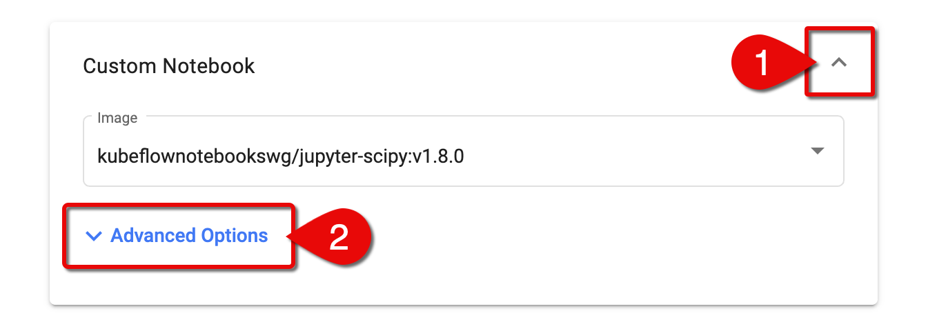 Expand custom notebook settings